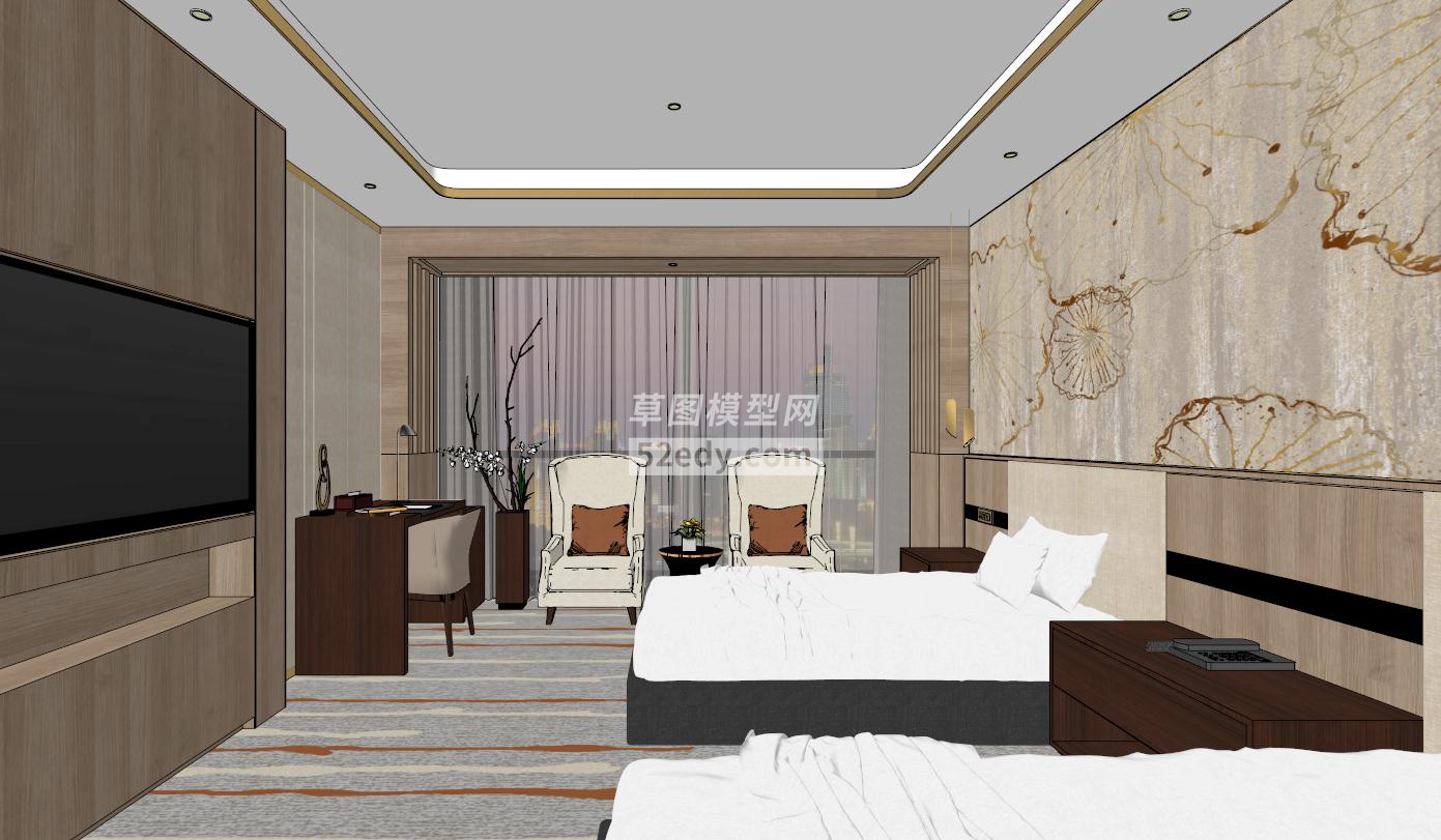 现代五星级商务酒店SU模型QQ浏览器截图20181214103718(2)