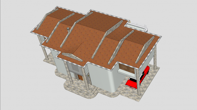 小型��W�e墅建筑SU模型QQ�g�[器截�D20190113142910(1)