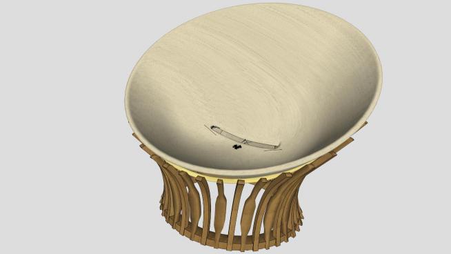 创意木质椅子模型IIX