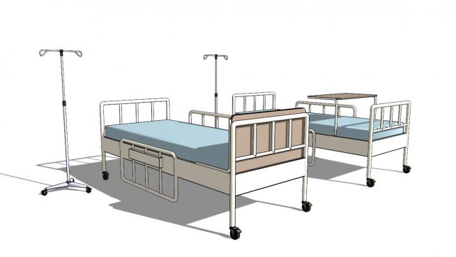 病房病床模型