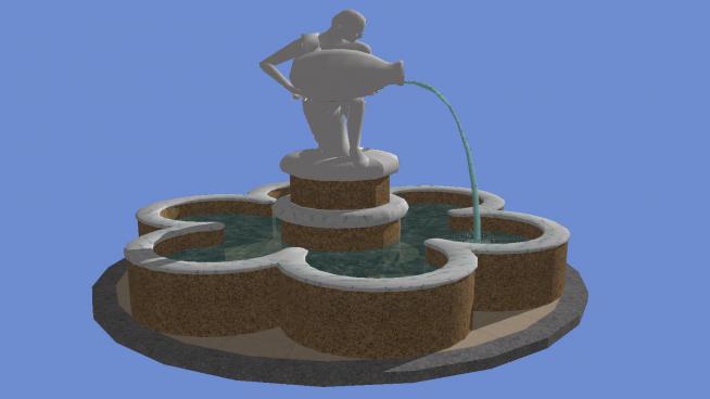 欧式风格男人拿水瓶喷泉流水模型QQ浏览器截图20190125023854(3)