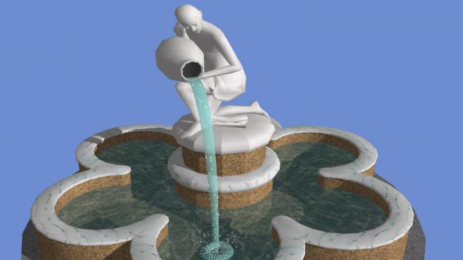 欧式风格男人拿水瓶喷泉流水模型QQ浏览器截图20190125023902(4)