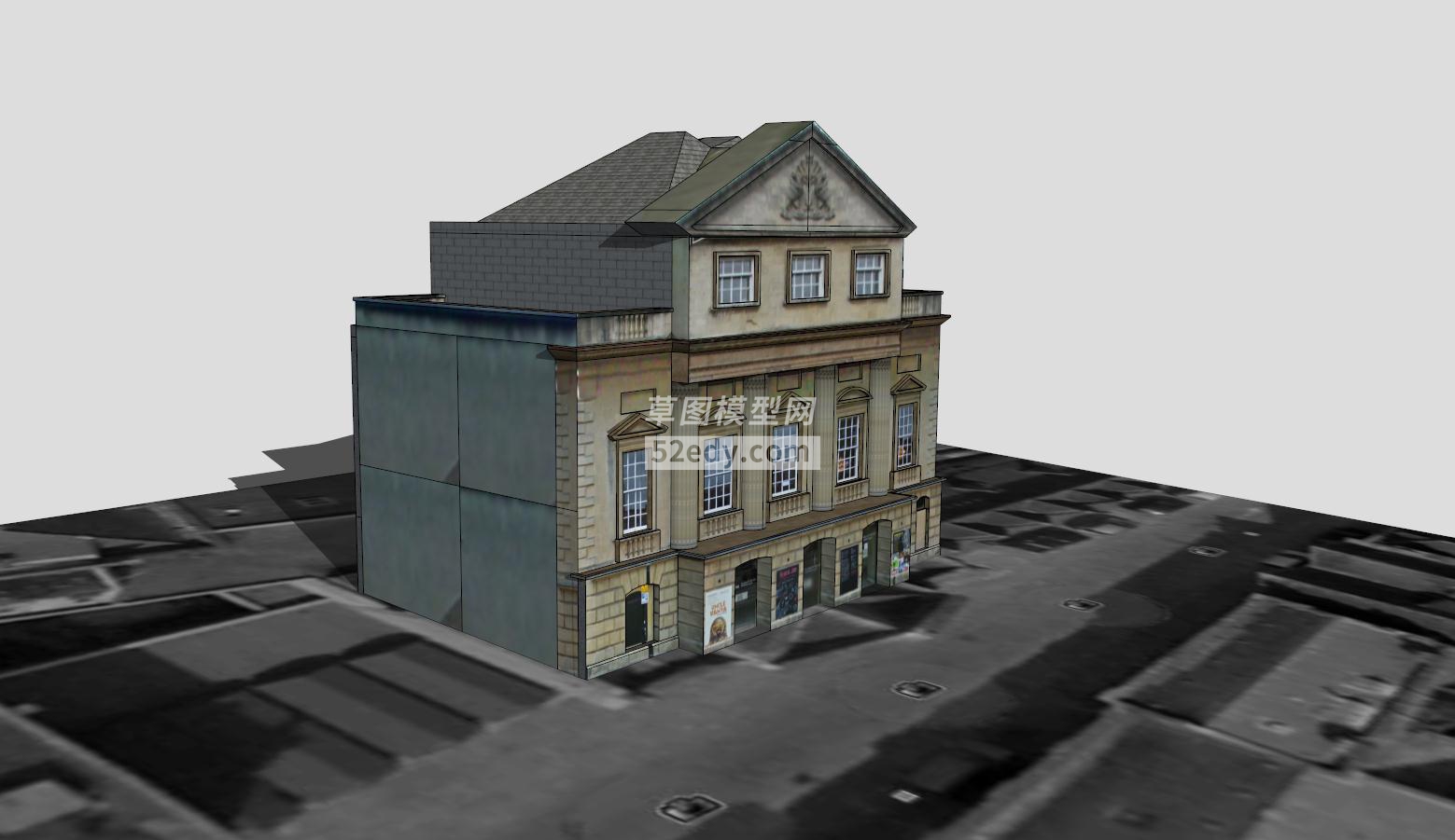 布里斯托尔老维克剧院建筑SU模型QQ浏览器截图20190128140129(3)