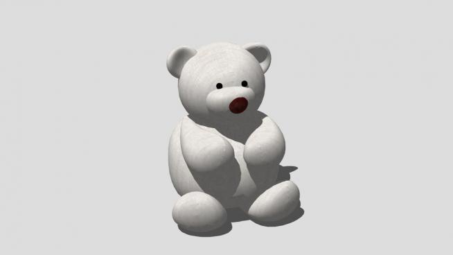 可爱的小熊玩具布娃娃模型
