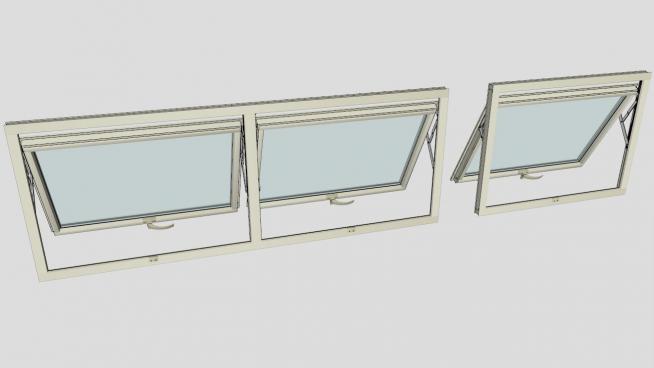 教室玻璃天窗SU模型
