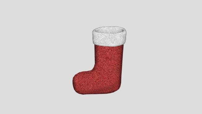 圣诞袜子的SKP模型素材QQ浏览器截图20190312164946(4)