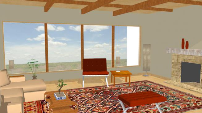 海边的海景天窗房子室内的SKP模型素材QQ浏览器截图20190312173340(3)