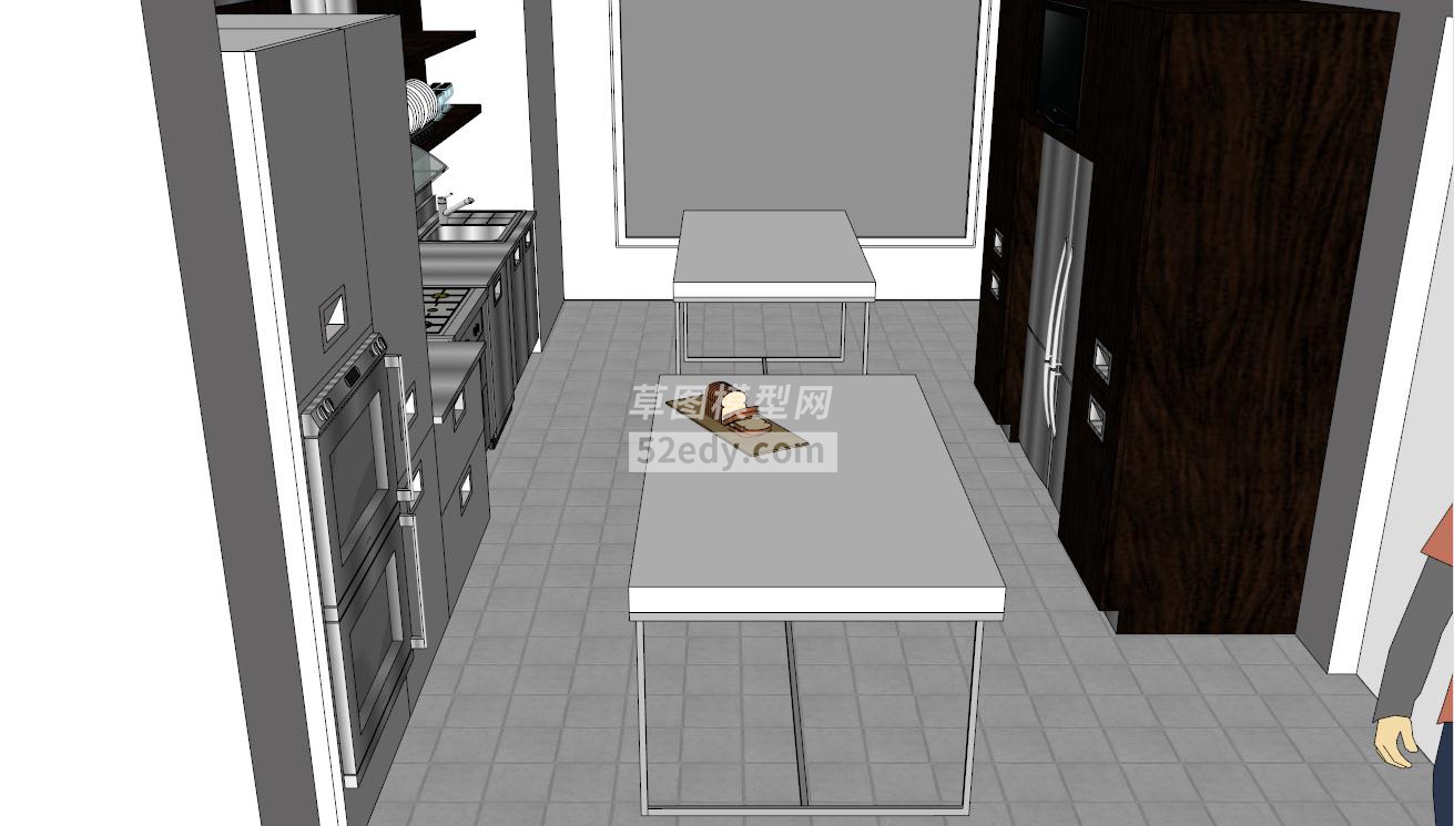 金属家居厨房橱柜洗碗池skp模型设计QQ浏览器截图20190313100918(2)
