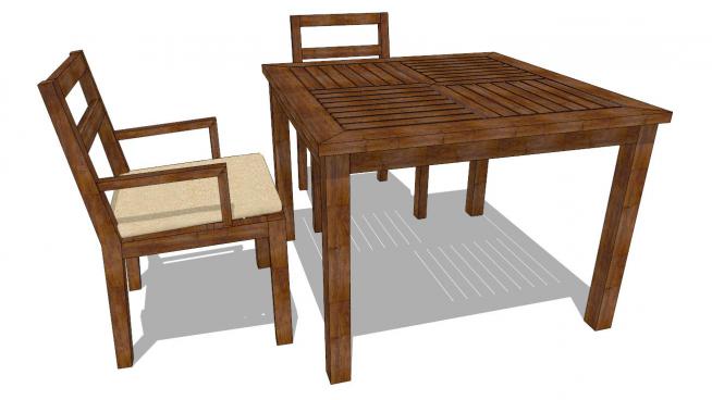 椅子桌子SKP模型设计