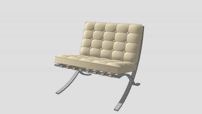 白色真皮椅子SKP模型设计QQ浏览器截图20190313114200(2)