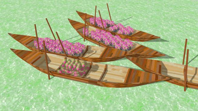 小舟小船模型