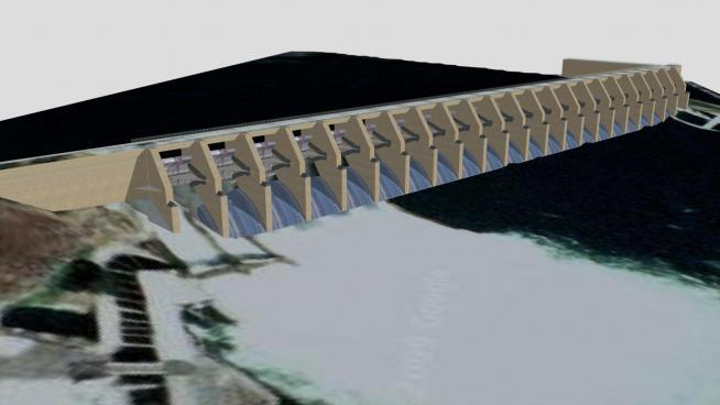 达拉斯大坝溢洪道SU模型QQ浏览器截图20190318163653(4)
