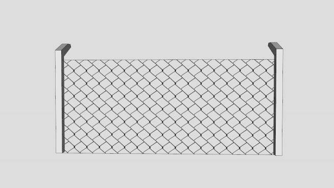 铁丝网围栏模型