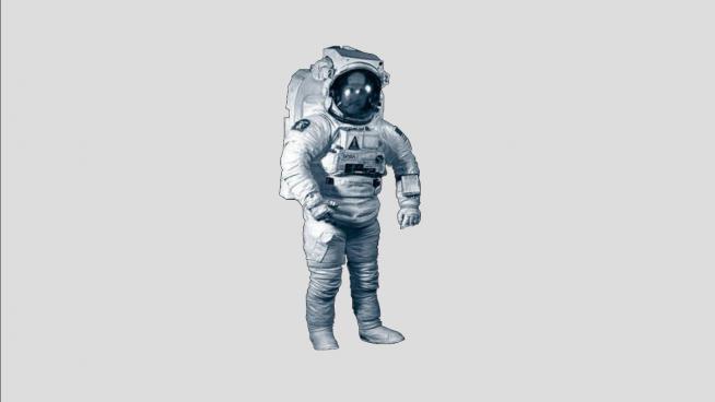 宇航员阿波罗太空行走SKP模型下载模型