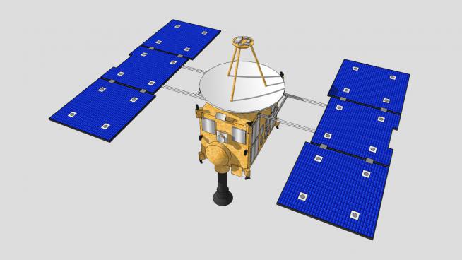 人造卫星的SKP模型素材
