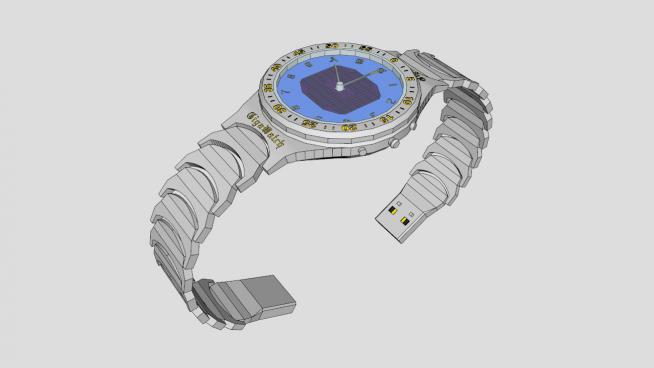 手表的SKP模型素材设计