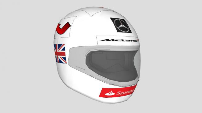赛车的头盔SKP素材模型设计
