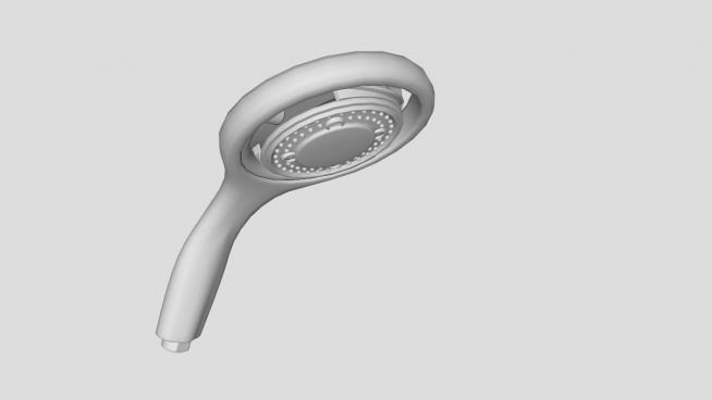 洗澡的喷洒头的SKP模型素材设计