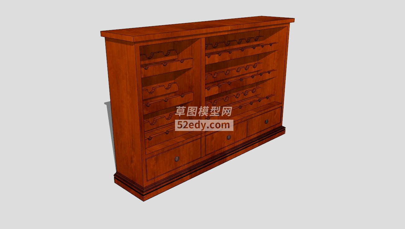 红木酒柜SU模型QQ浏览器截图20190519092657(4)