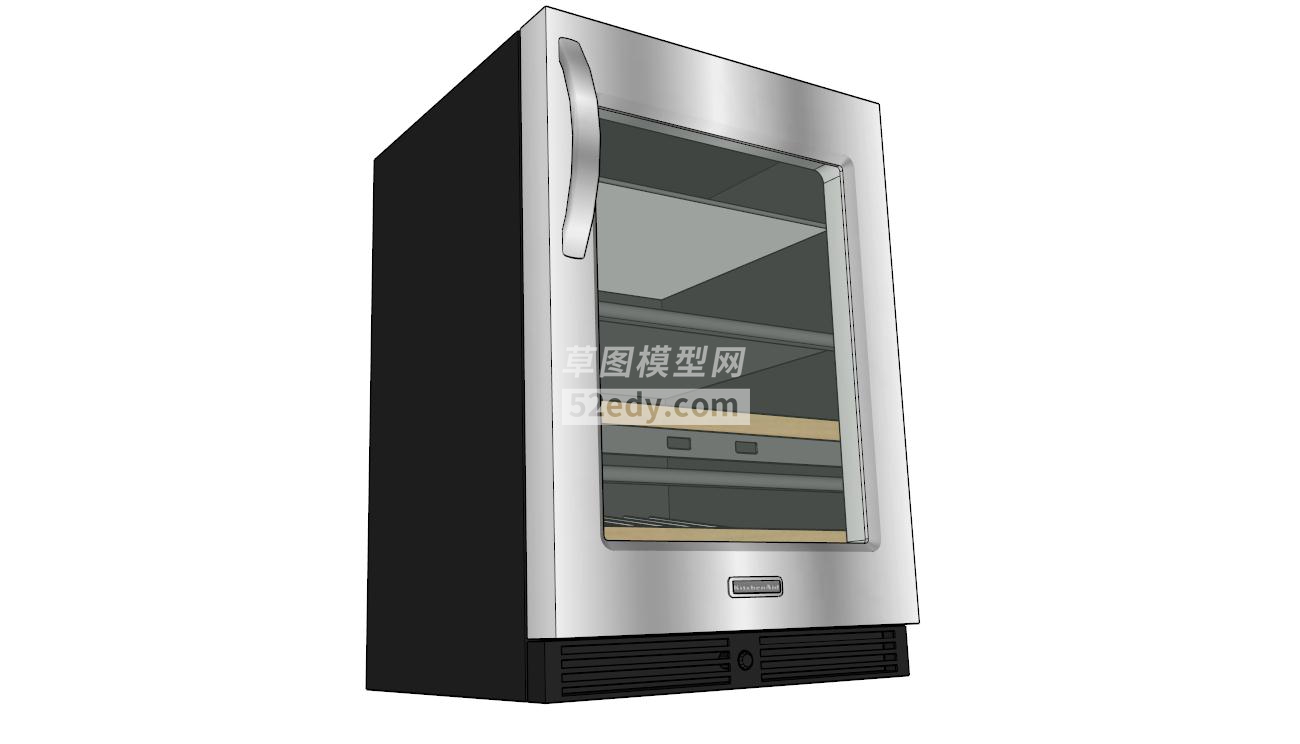厨房不锈钢酒柜SU模型QQ浏览器截图20190519153919(1)
