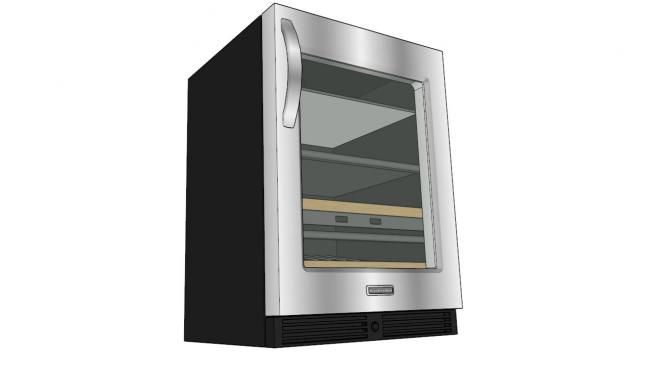 厨房不锈钢酒柜SU模型QQ浏览器截图20190519153919(1)