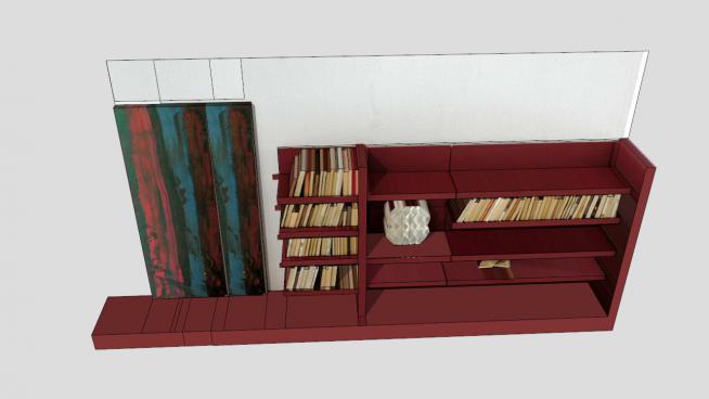 现代红木书柜SU模型QQ浏览器截图20190528155936(2)