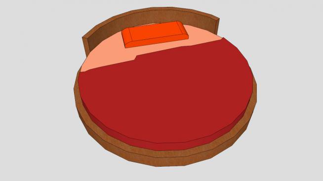 �A床布��包床SU模型