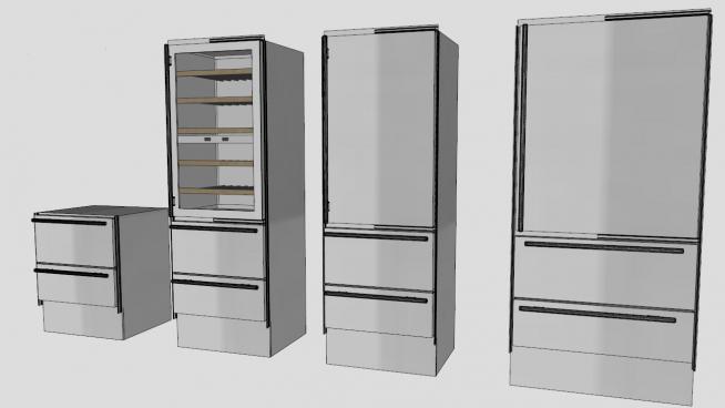 零式制冷电冰箱SU模型
