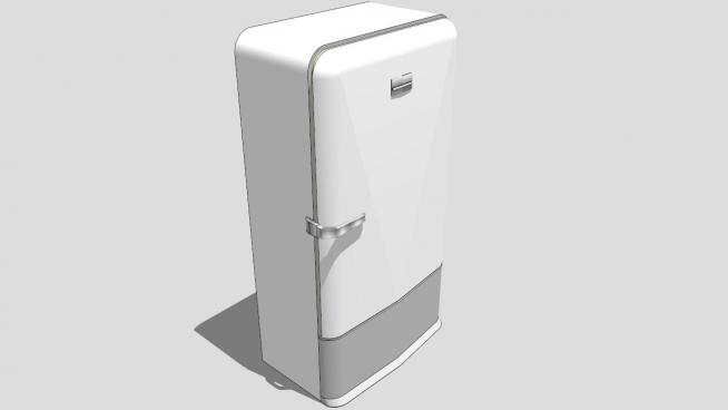 单门式电冰箱SU模型