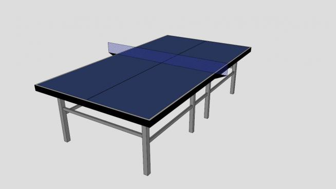 乒乓球桌��I�鏊�SU模型