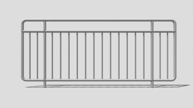 不锈钢护栏栏杆围栏SU模型