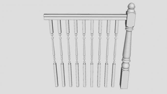 住宅二楼护栏SU模型QQ浏览器截图20190701153709(3)