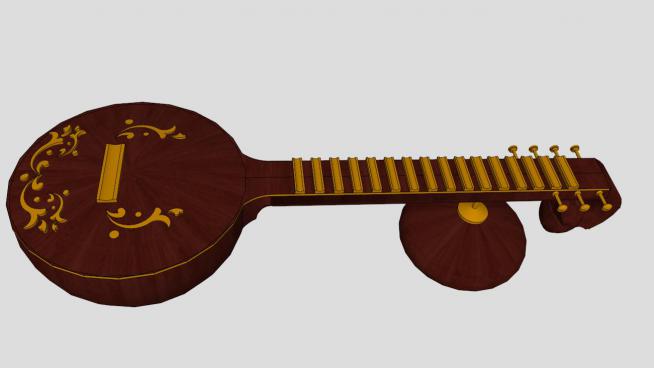 印度乐器SU模型