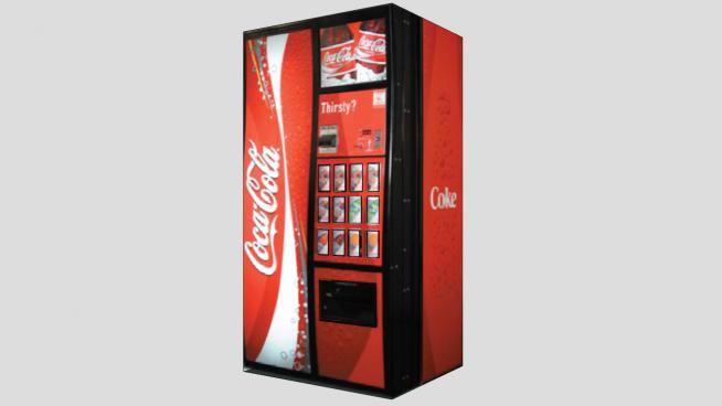 可口可乐自动售货机SU模型