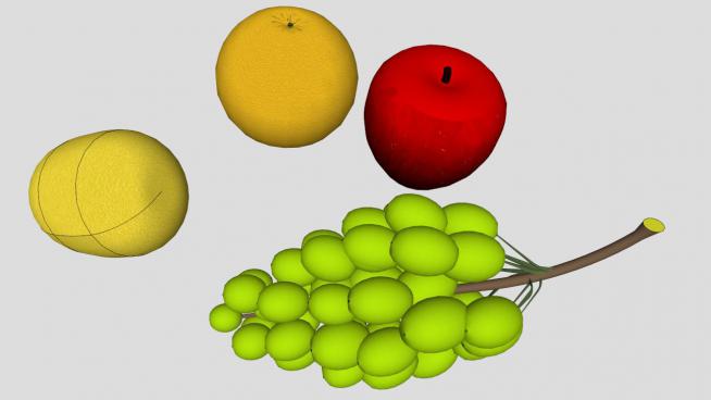 食品水果SU模型