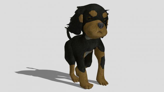 罗威纳犬幼犬SU模型
