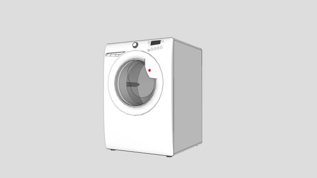 白色家用洗衣�CSU模型