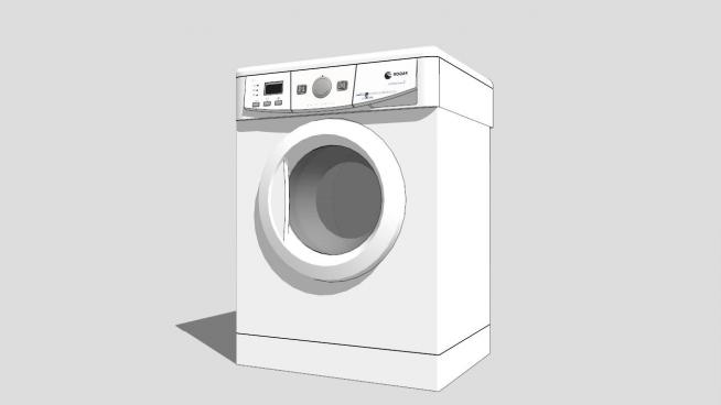家用白色款�L筒式洗衣�CSU模型