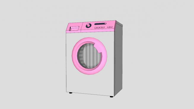 粉色�L筒式洗衣�CSU模型