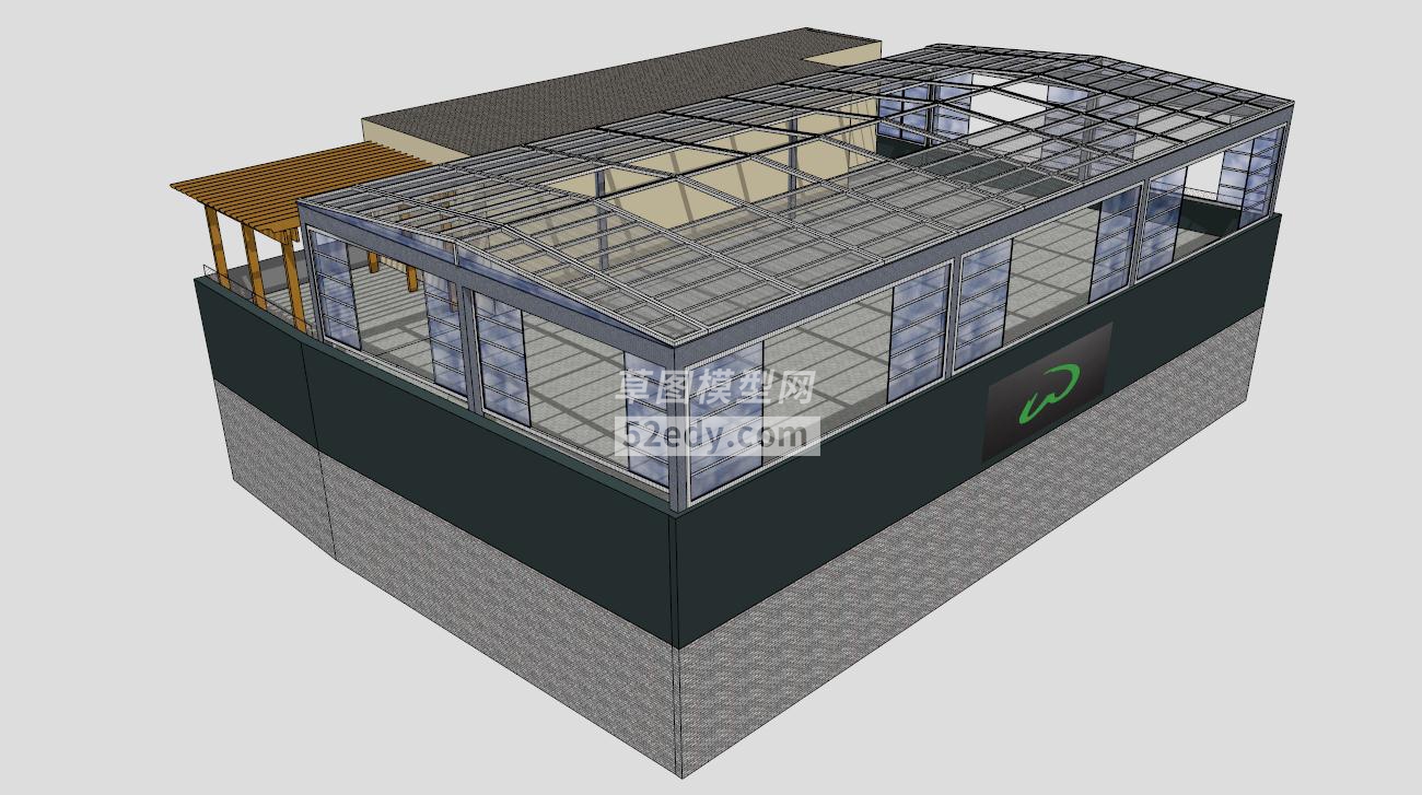 歐式現(xiàn)代化鋼筋大棚SU模型QQ瀏覽器截圖20190927162734(1)