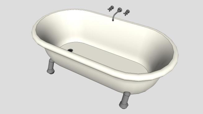 浴盆su模型