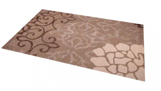 中式地毯su模型