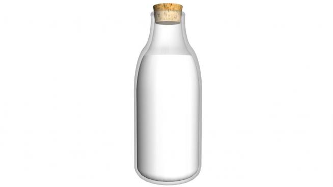 牛奶瓶SU模型