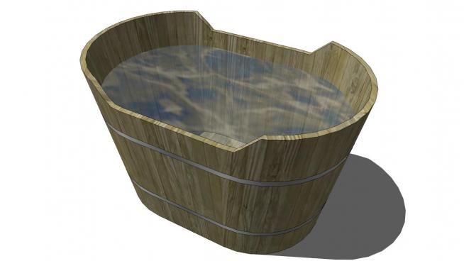 木�|浴桶su模型