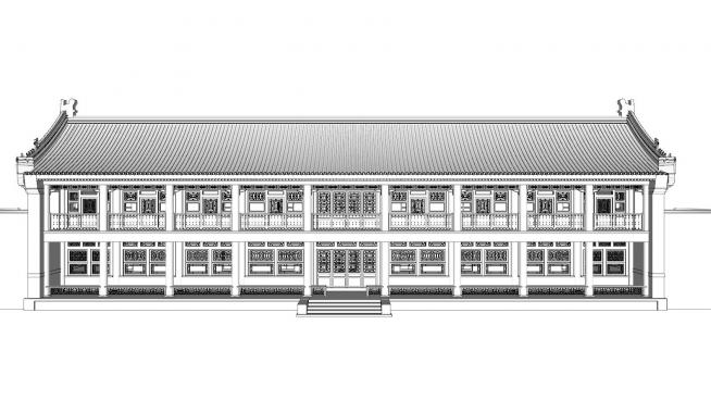 中式古建筑民宅SU模型QQ�g�[器截�D20200316174745(1)