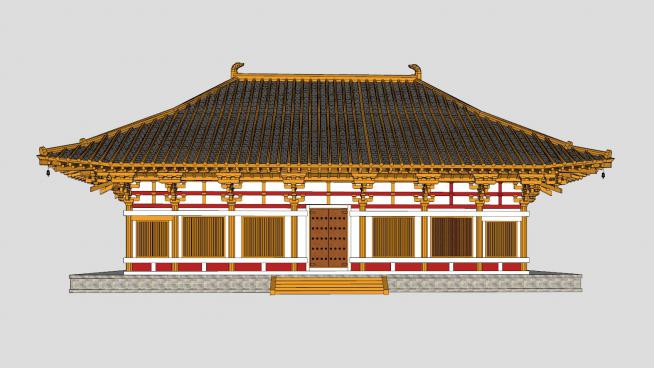 中式古建�T殿�殿宇SU模型QQ�g�[器截�D20200319101404(1)