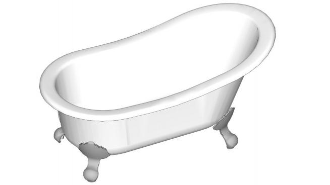 婴儿浴缸su模型