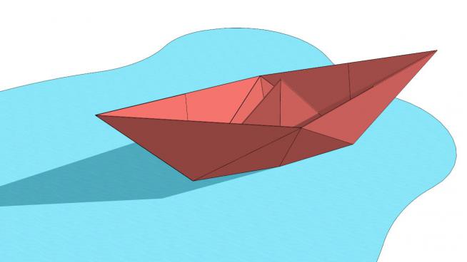 折�船su模型