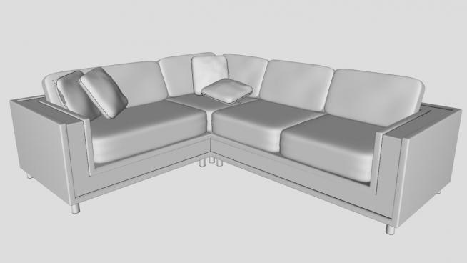 沙发sketchup模型