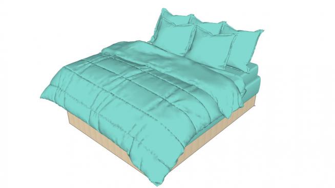 床sketchup模型